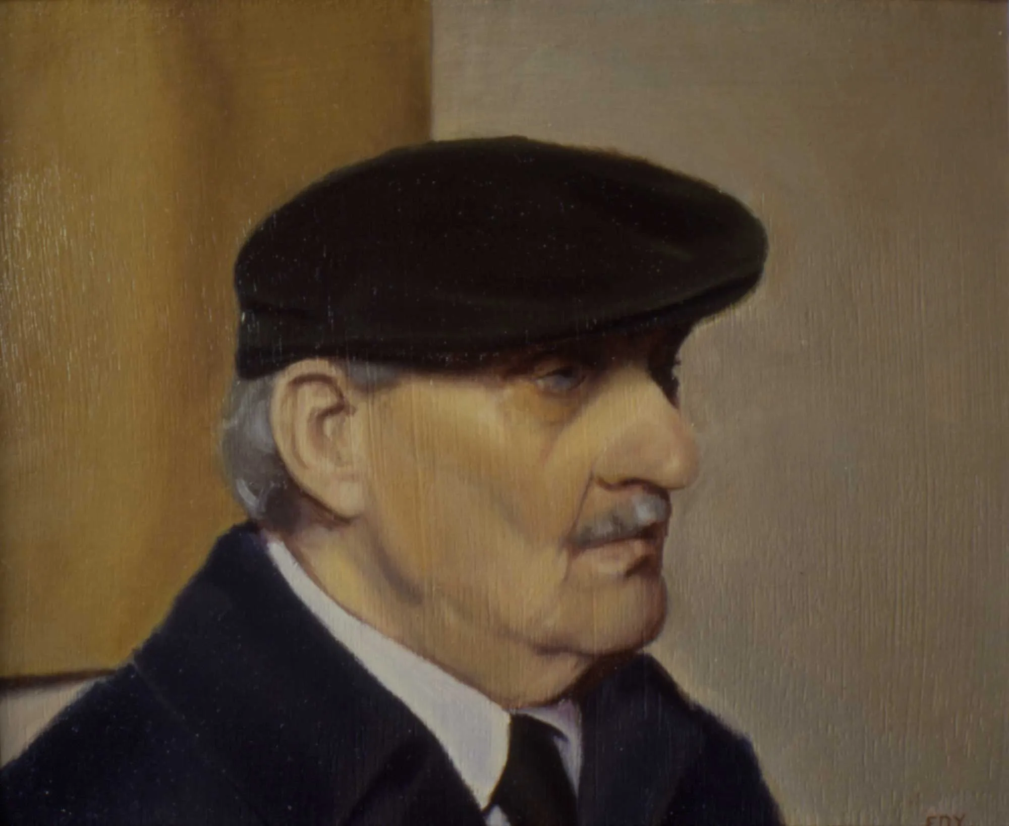 Gastone Portrait of an older man man wearing cap.