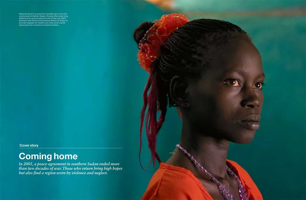 A women standing in a room