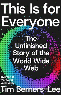 A swirl of colour surrounds the author’s name.